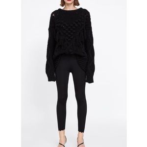 Zara Pants - Zara knit contrast hem leggings Zara Pants - Zara knit contrast hem leggings